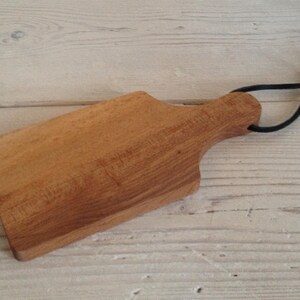 Small cutting board, serving board, wooden chopping board, cheese board, Scottish, garlic board, chilli, lemon, beech, handmade, camping image 4