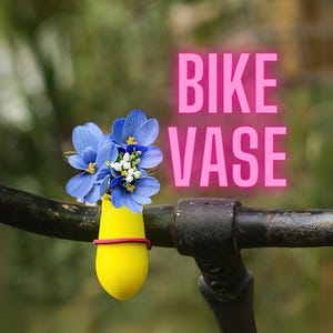 自転車のハンドルバー用花瓶。バイカーへの素晴らしい贈り物。