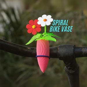 自転車のハンドルバー用花瓶。バイカーへの素晴らしい贈り物。