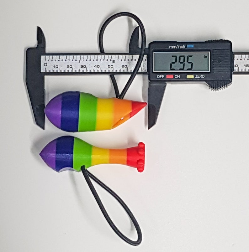 1x bike vase rainbow. 3D printed model with colored elastic binders. Easy to attach. image 8