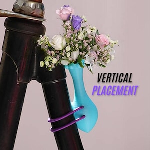 自転車用花瓶の垂直バー。バイカーへの素晴らしい贈り物。