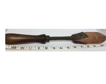 Antique Original Large Copper Soldering Iron in great condition for your collection or use in your workroom