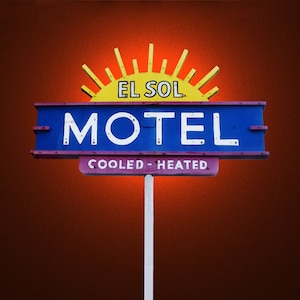 El Sol Motel Postcard