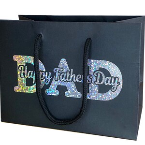 Fathers Day Gift Bags - Gift Wrap - 3 Sizes - UK - Daddy Dad Grandad image 8