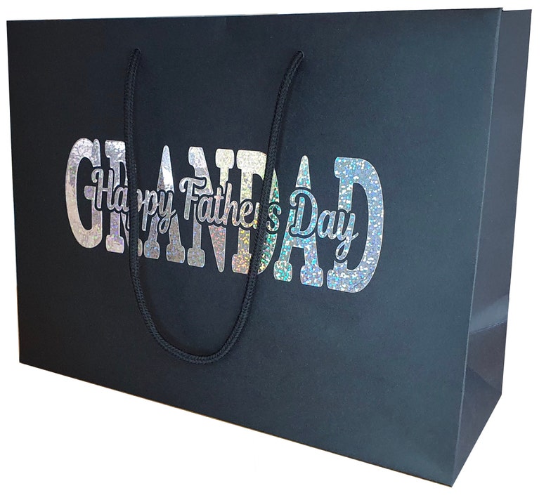Fathers Day Gift Bags - Gift Wrap - 3 Sizes - UK - Daddy Dad Grandad image 4