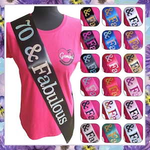 70 et fabuleuse ceinture d’anniversaire - 70 ceintures - Choisissez votre couleur - cadeau d’anniversaire 70e