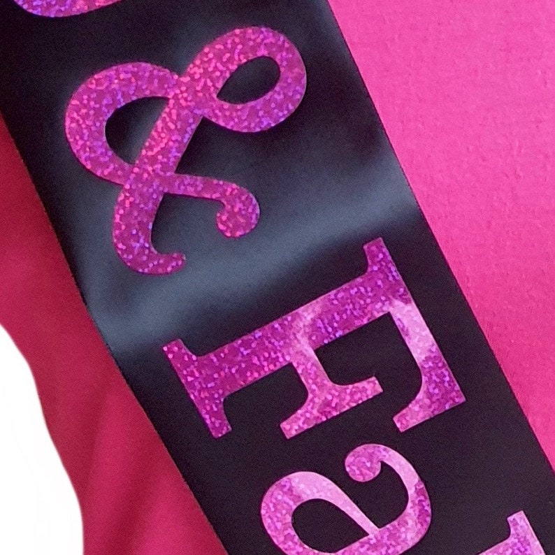 Divorce Party Sash Choose Your Colour & Design Finally Divorced Sash, Just Divorced Sash, I Do, I Did, I'm Done Sash High Quality image 8