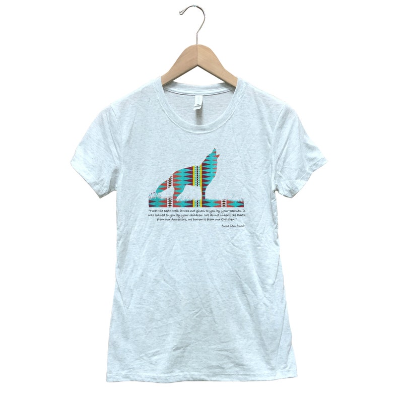 wolf tshirt women