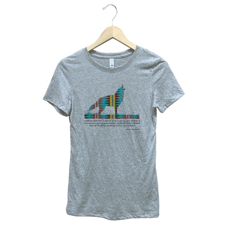 wolf tshirt women
