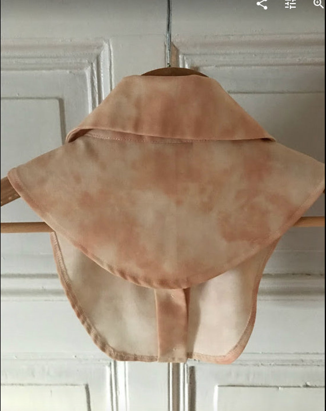 Detachable/Fake Collar in soft orange Mother's Day gift Etsy