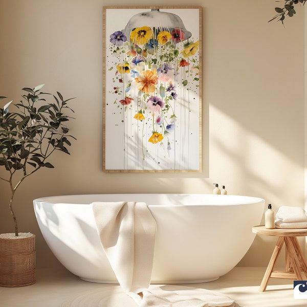 Flower Bathroom - Etsy