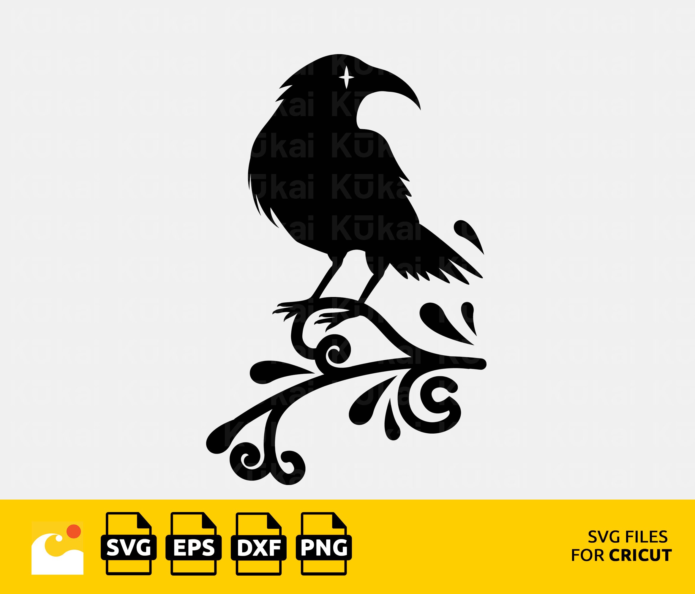 Raven Crow svg, Raven svg, Black Crow svg, Crow svg, Black Raven svg