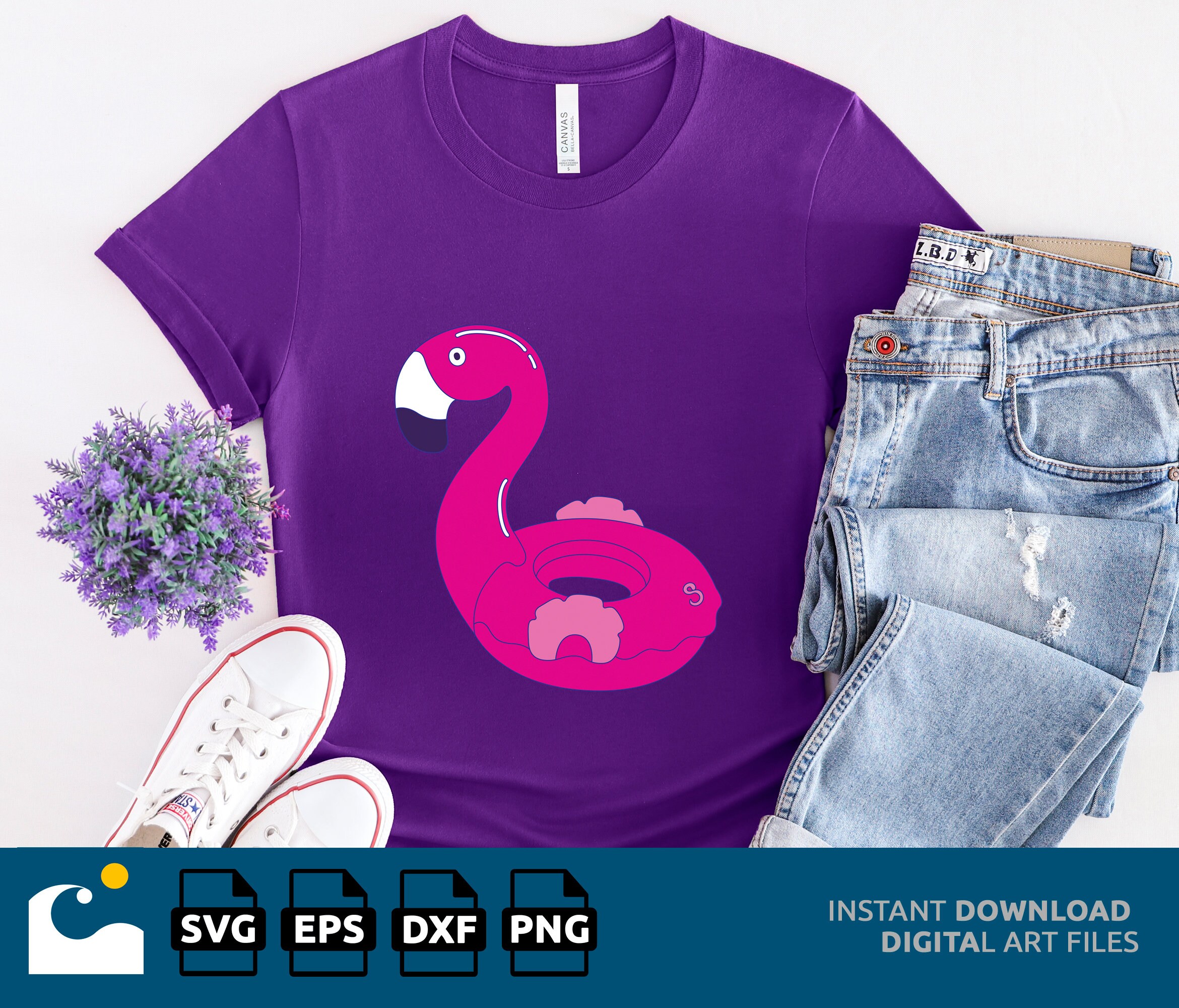 Flamingo Pool Float Svg Cute Svg Sea Svg Summer Clipart - Etsy Australia