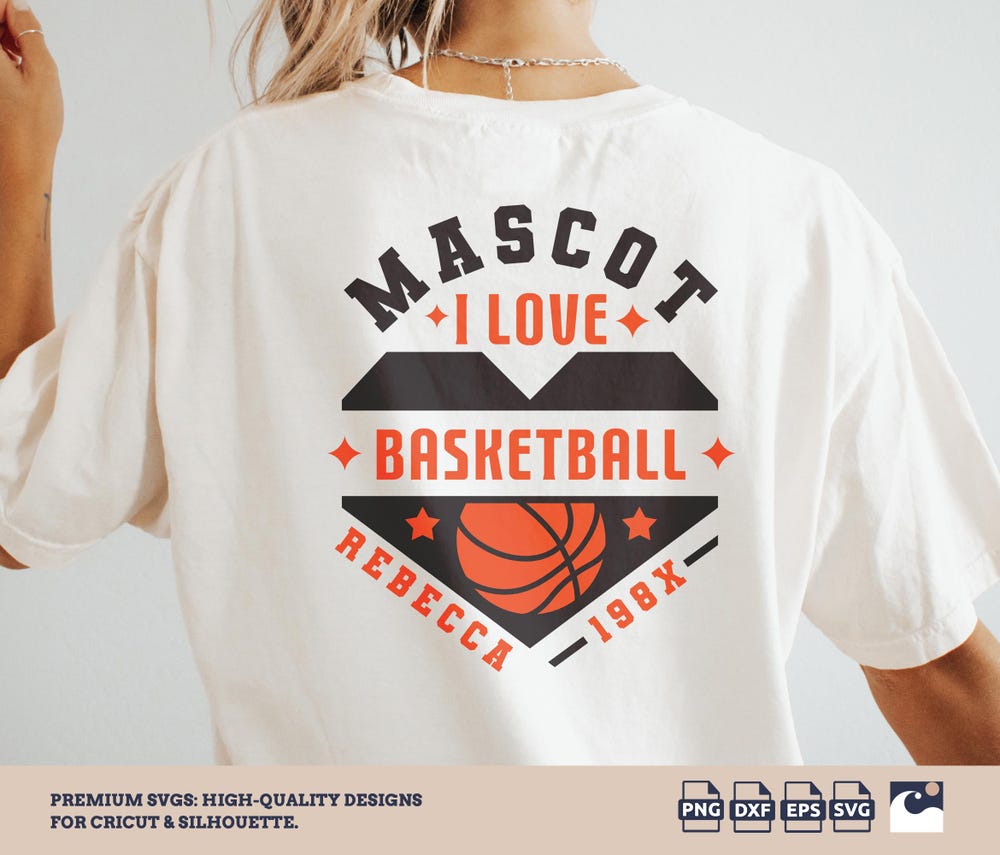 Snorider Design I Love Basketball Svg Png, Team Logo, Sayings, Basketball Player, Basketball Love, Basketball Court, Cutting File, Cricut, Silhouette