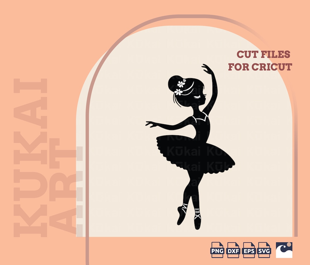 Child Ballerina Silhouette, Ballerina Svg, Ballet Svg, Dancer Svg, Cut ...