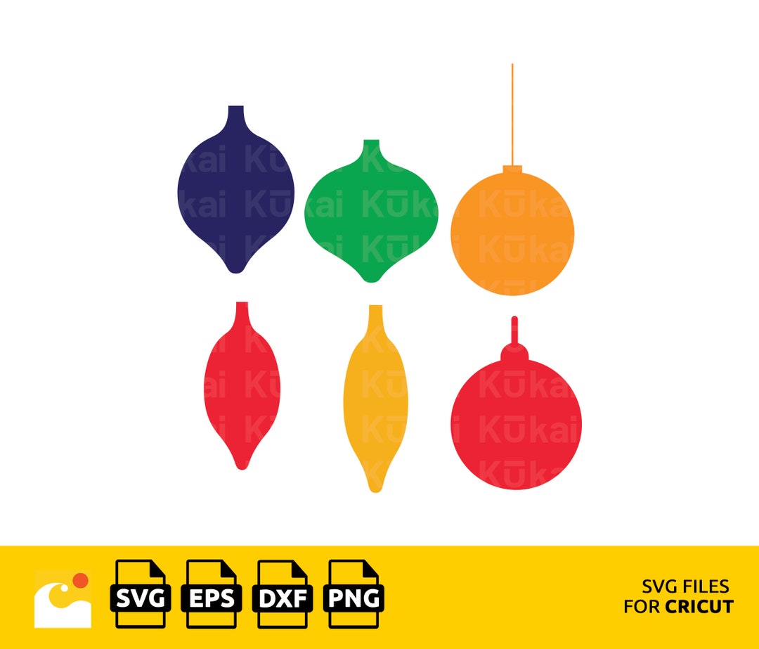 Ornament Shape Svg, Cricut Cut File, Ornament Svg, Onament Silhouettes