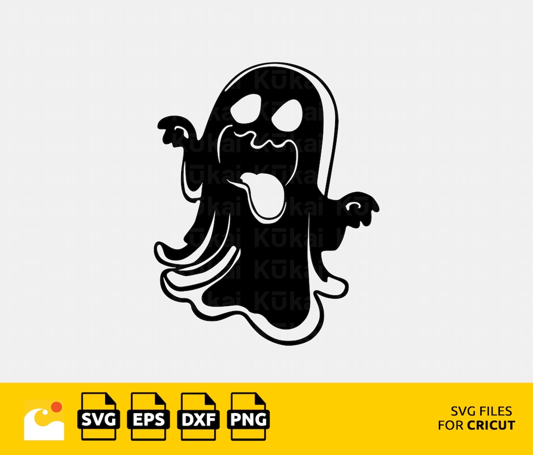 Ghost Using Computer Svg Ghost SVG for Halloween: A Cute and Easy Cricut File - Etsy