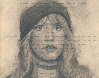 Stevie Nicks Art Rhiannon Classic Rock Decor