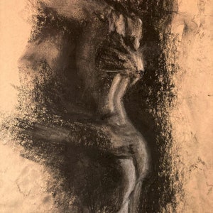 Romantische Kunst Arbeit Liebhaber Umarmen Vintage Decor