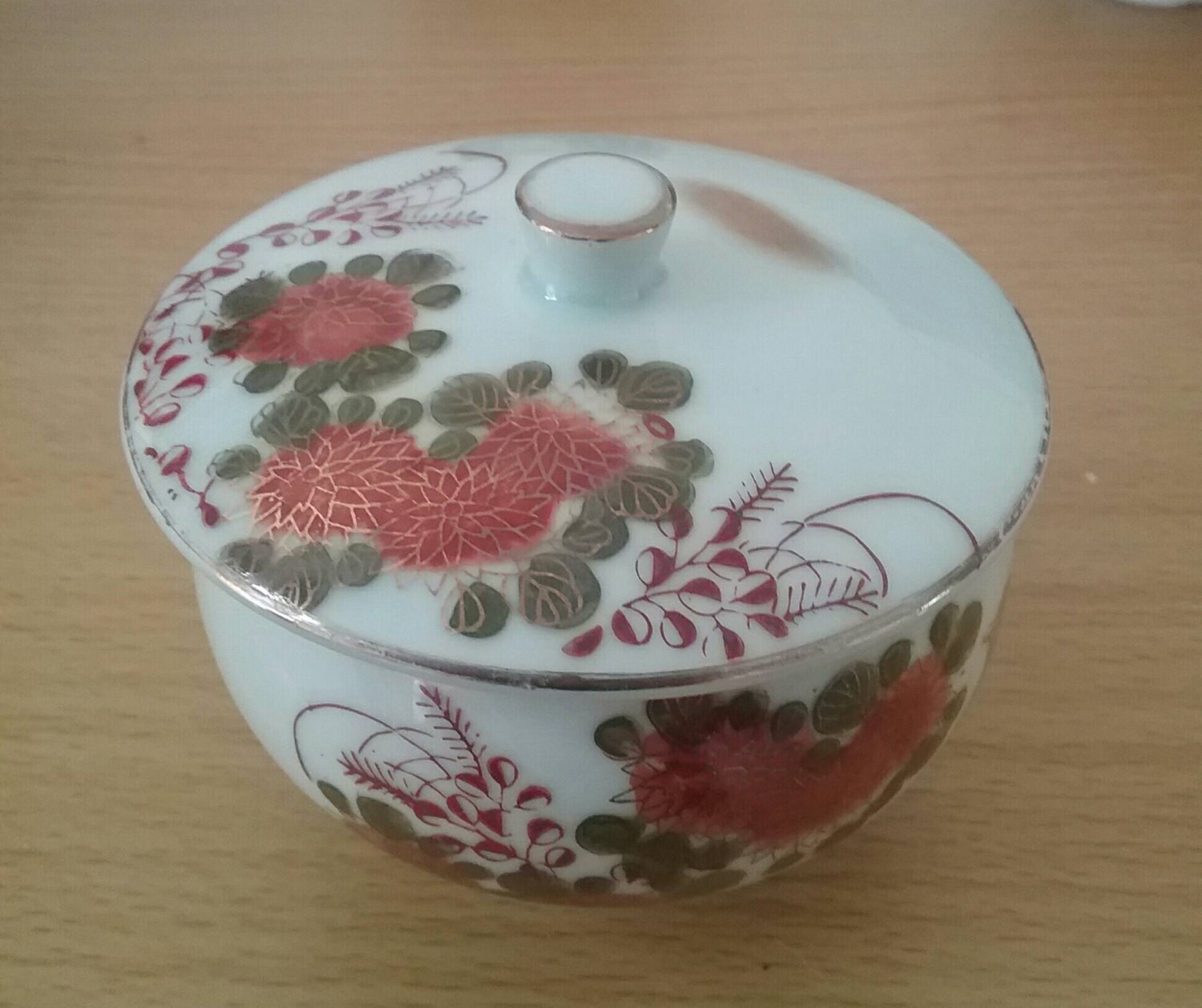 Vintage tea cup with lid KUTANI tea cup Japan pottery japan Etsy