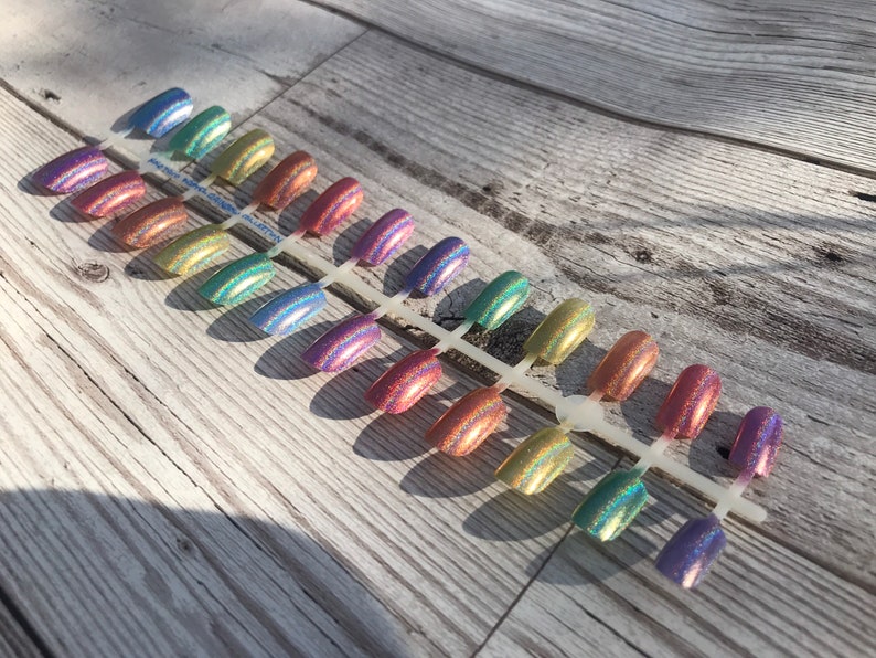 Holo Taco Press-On Nails