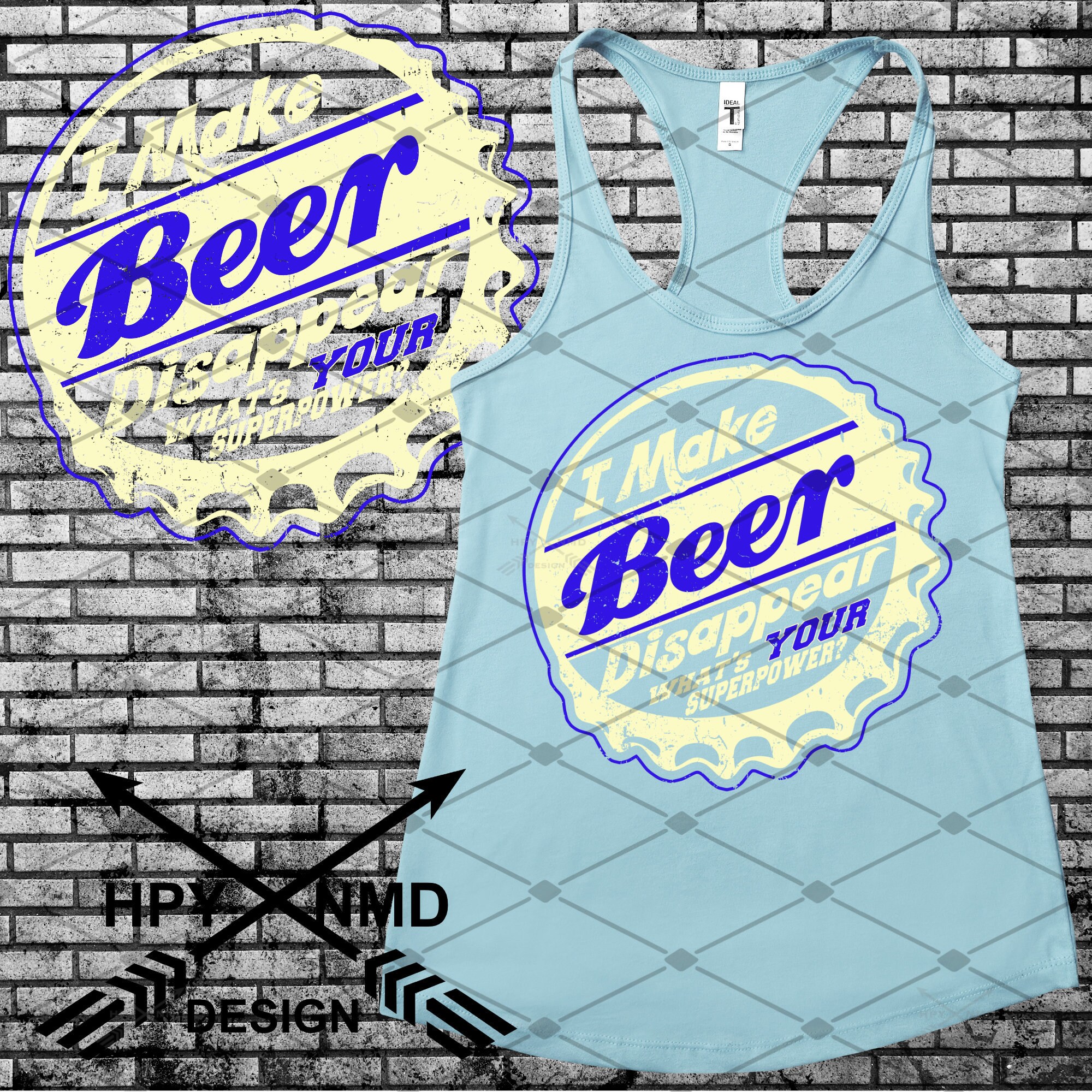 Beer Disappear PNG Digital Instant Download File Blue & Cream - Etsy