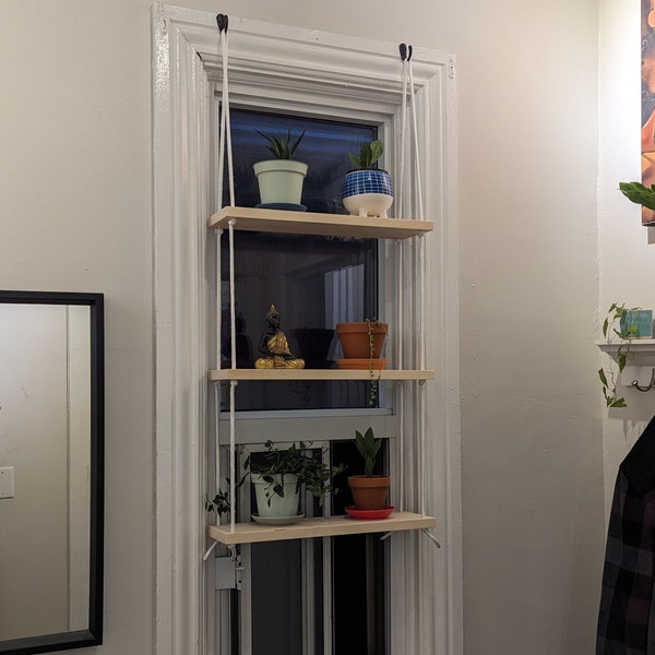Window Plant Shelves Etsy