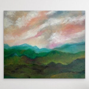 デジタルダウンロード。ファインアートプリント、風景プリント、壁アート風景画、室内装飾、絵画、オリジナルアート、木、丘、空