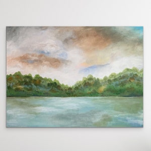 Digital Print, Fine Art Print, lake print, wall art painting, home decor,  painting, original art, ocean, river, water scene