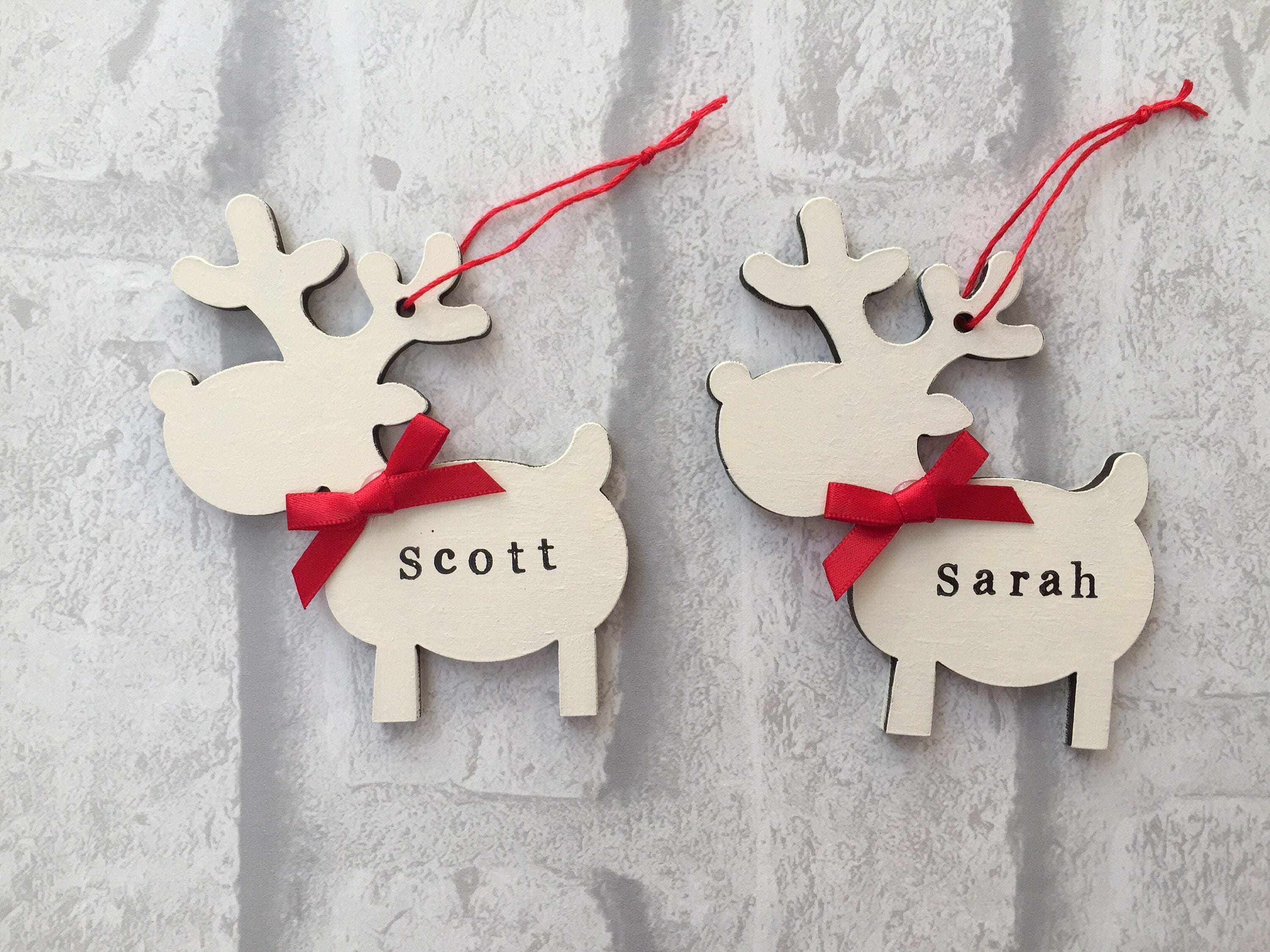 personalised baby xmas baubles