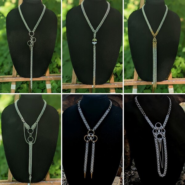 Chainmaille Necktie Etsy