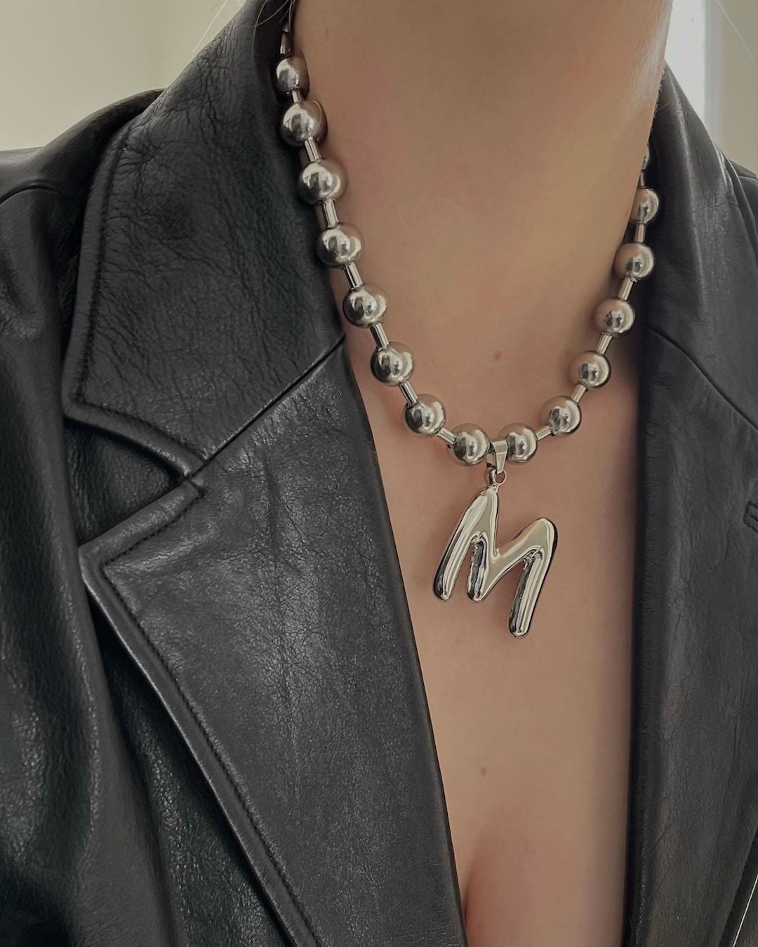 【just LoveR.】Billy Layred Necklace + Ball + Chain Neckless apatico-layered-ballchain-