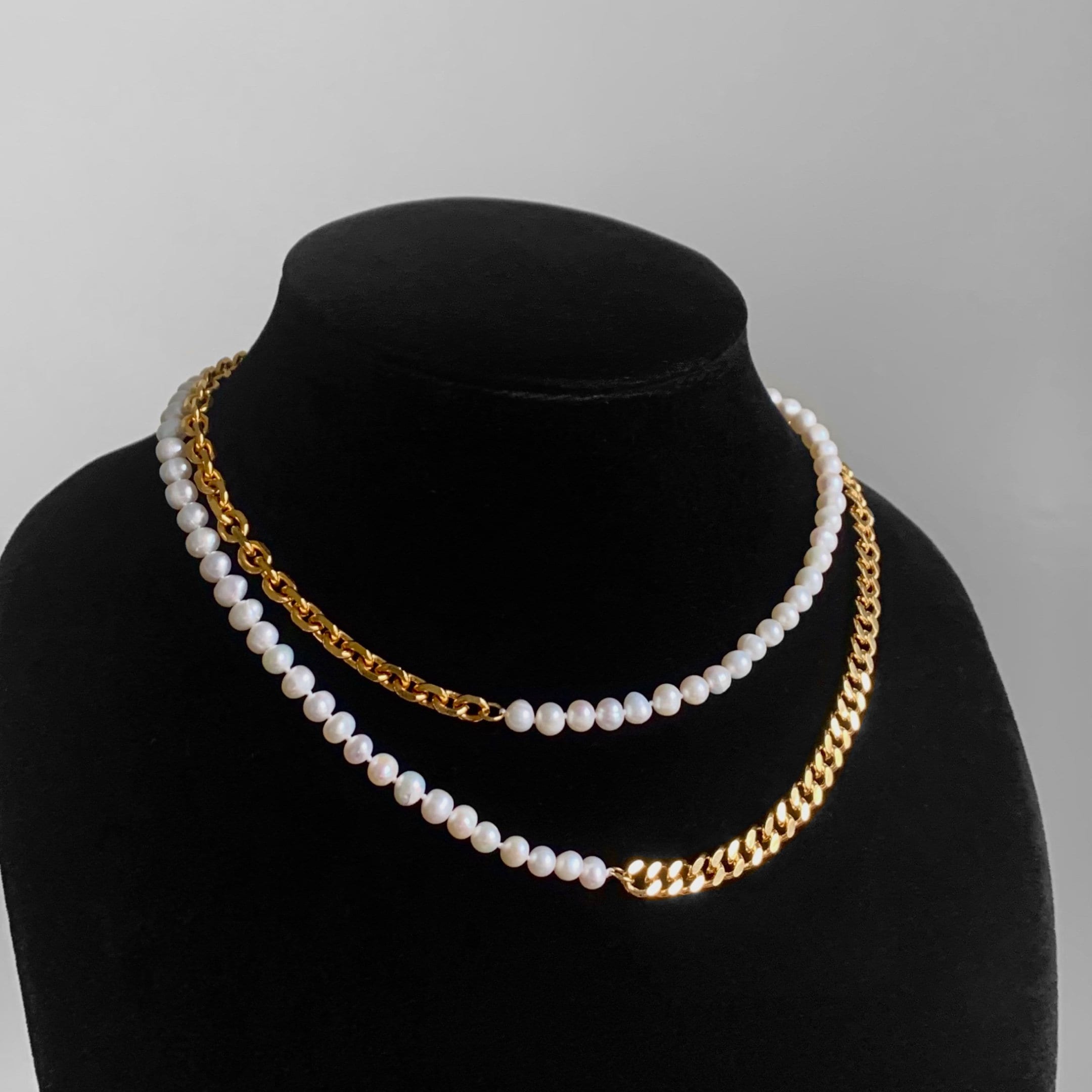 Rani Haar Hyderabad Long Pearl Necklace Gold Design Jewellery NL22045