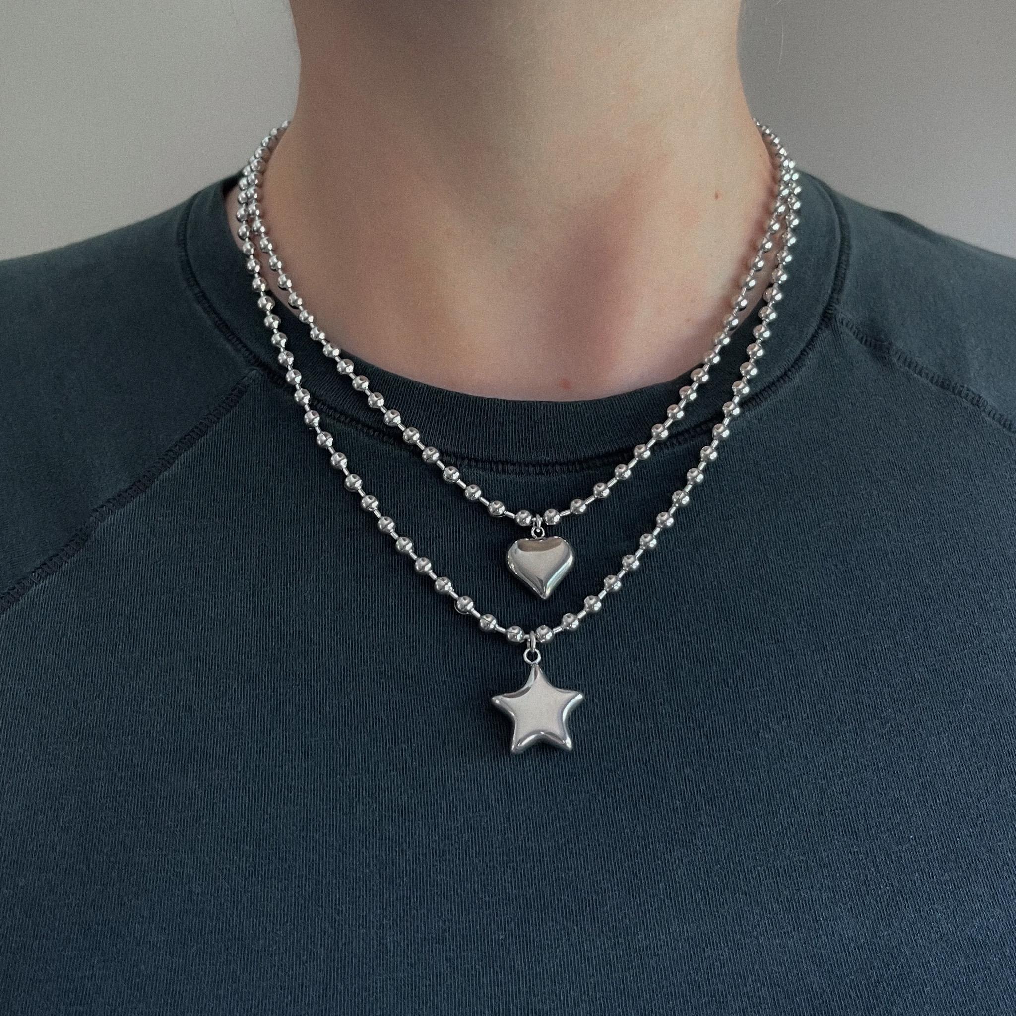 Chrome Heart Pendant - Etsy