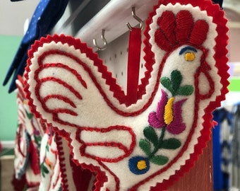 Embroidered Rooster - Matyo style