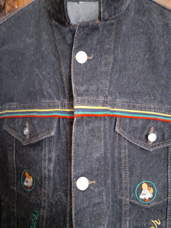 Vintage faded jacket mixed original recycling-jac… - image 9