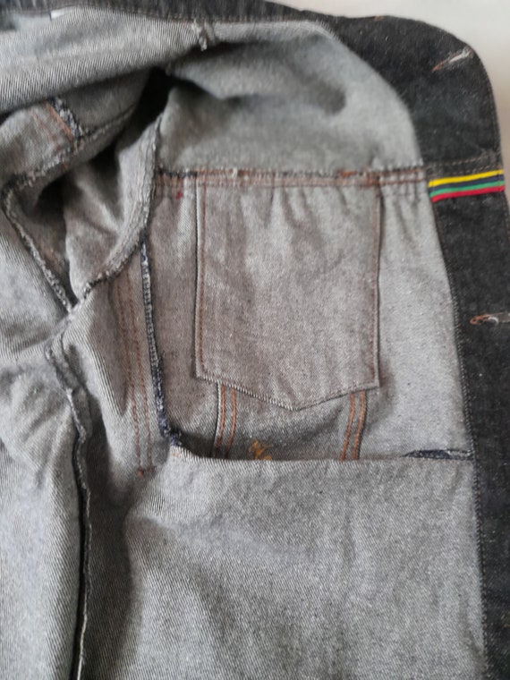 Vintage faded jacket mixed original recycling-jac… - image 10