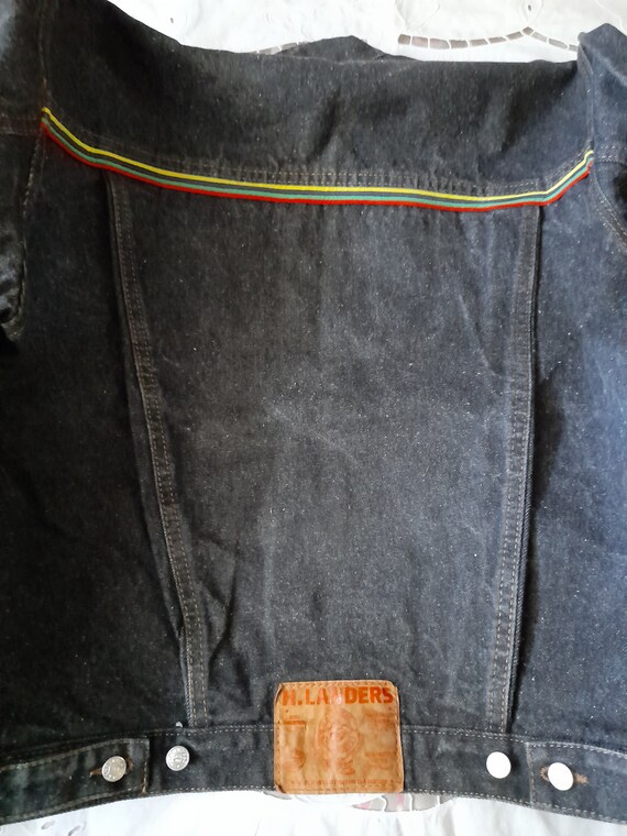 Vintage faded jacket mixed original recycling-jac… - image 5