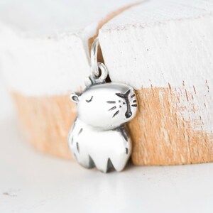 Gift For Her, Capybara Lover Gift for Her, Handcrafted, quirky jewelry, Minimal jewelry, capybara charm, Capybara pendant 925, Otter necklaces, Capybara necklace, Capybara, Sterling Silver Capybara Necklace, Silver 999 Pendant, Hand-Sculpted Jewelry, Handmade Necklace
