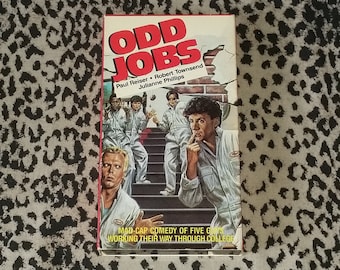 Odd Jobs [VHS] HTF Rare 80's Movie VHS Tape Vintage Vhs 1980's Retro Rare Vintage Comedy Movie Vhs Tapes 80s Cult Movie Retro Vhs Tape funny