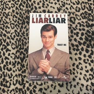 Liar Liar [VHS] Jim Carrey Movie Comedy Vhs Tape Jim Carrey Vhs Tape Vintage 90&#39;s Movie Vhs Tape Vintage 1990&#39;s Comedy VHS Tape Jim Carey