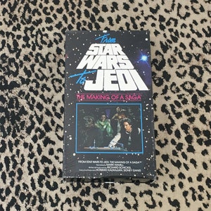 From Star Wars To Jedi: The Making of a Saga MINT [VHS] Still in shrink Vintage Star Wars Making of VHS Tape Rare Vintage Star Wars Vhs Tape