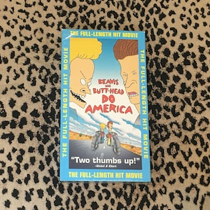 Beavis and Butthead Do America [VHS]Mike Judge Cult classic 90s Vintage MTV Vintage 1990s Kitsch Vhs Comedy 1990&#39;s Vintage Rare Vhs Tapes