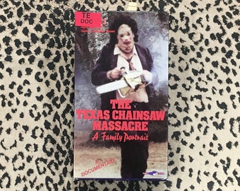Texas Chainsaw Massacre : A Family Portrait  [VHS] Horror Vhs Tape Ultra Rare 1988 MTI VHS Horror Rare oop htf Vhs Tapes Vintage Horror Vhs