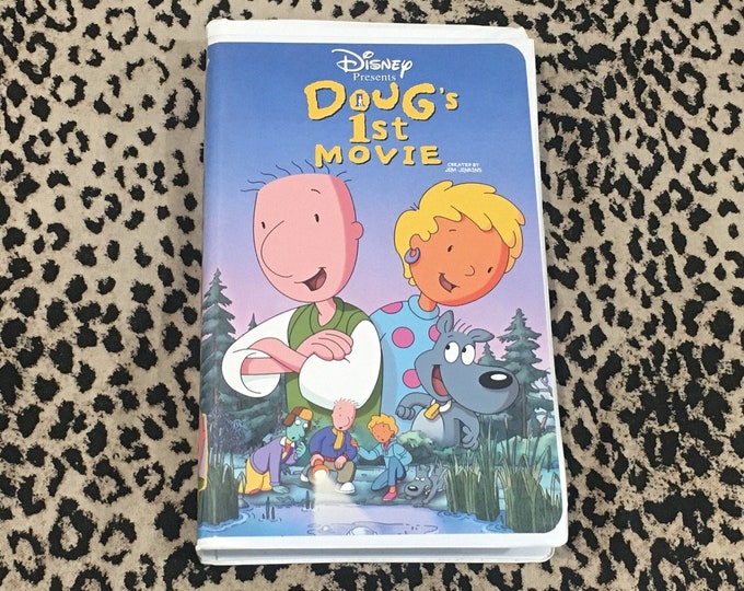 Doug's 1st Movie VHS 90's Nickelodeon Movie Vintage Nick Vhs Tape 90's