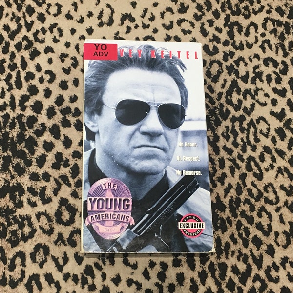 The Young Americans [VHS] Harvey Keitel VHS Movie 90's VHS Movie Tape Vhs Tapes Vintage B Movie Action Sleaze 1990's Vhs Tapes Vintage Vhs