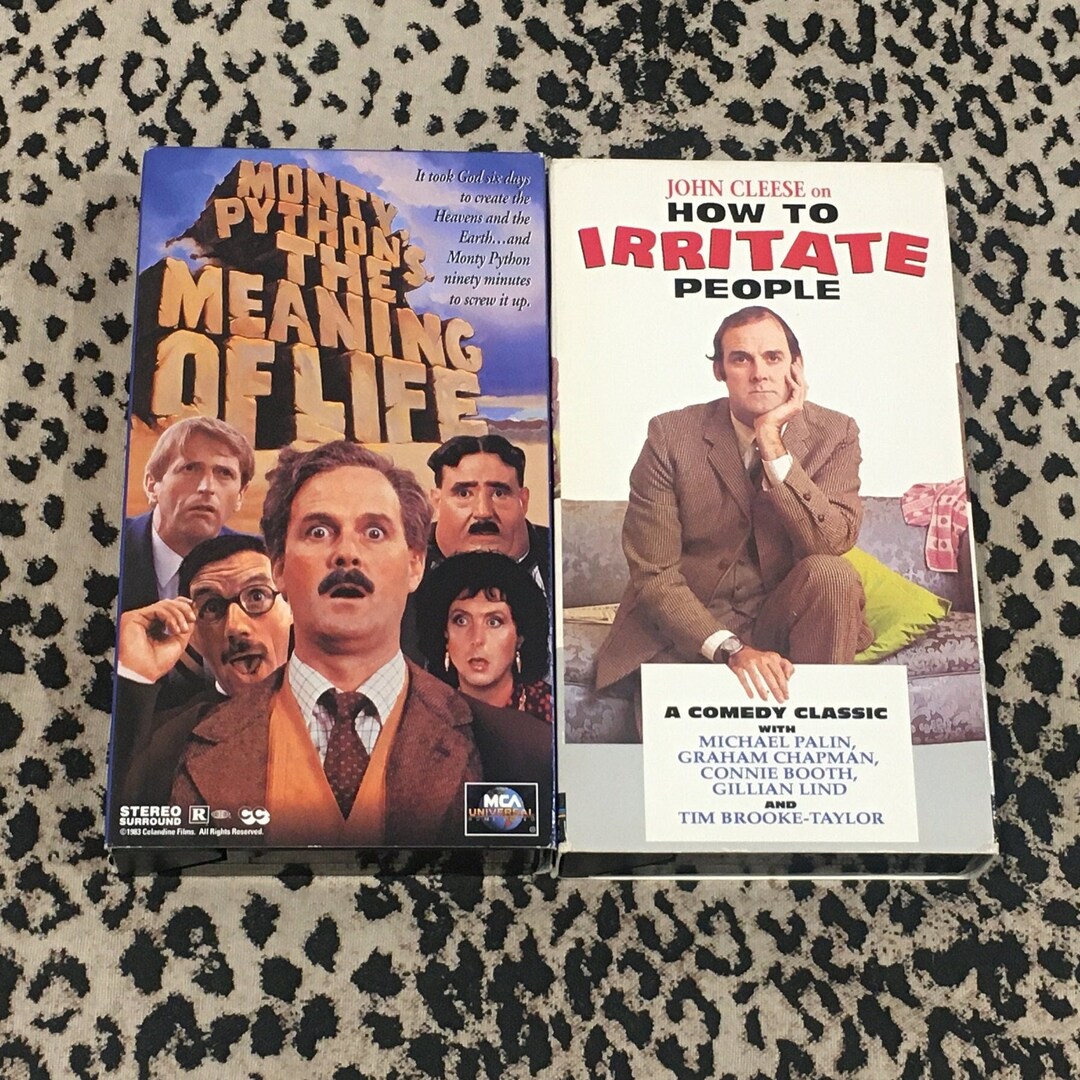 Lot of 2 Monty Python Movie VHS Tapes the Meaning of Etsy