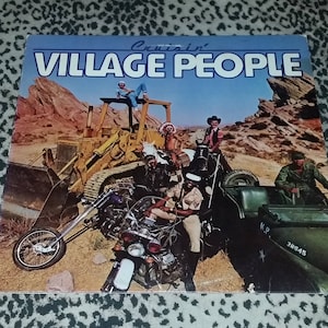 Village People &quot;Cruisin&quot; [Vinyl Record] Funk Soul Retro 1980s Kitsch Vintage Disco Records YMCA Pop Music 70s Vintage Vinyl Records Disco LP