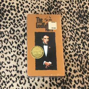 SEALED * The Godfather Part II [VHS] Watermarked Brand New Sealed The Godfather Vhs Tape Gangster Mafia Film Classic Movie Vhs Tape Sealed