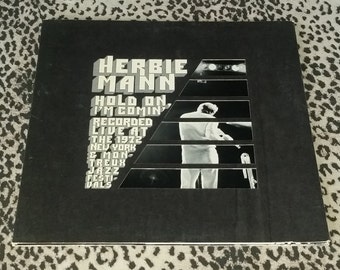 Herbie Mann "Hold On, I'm Comin'" [Vinyl Record] Vintage Jazz LP SD 1632 Jazz Record Vintage Live Jazz Vinyl Record Vintage Jazz Records LPs
